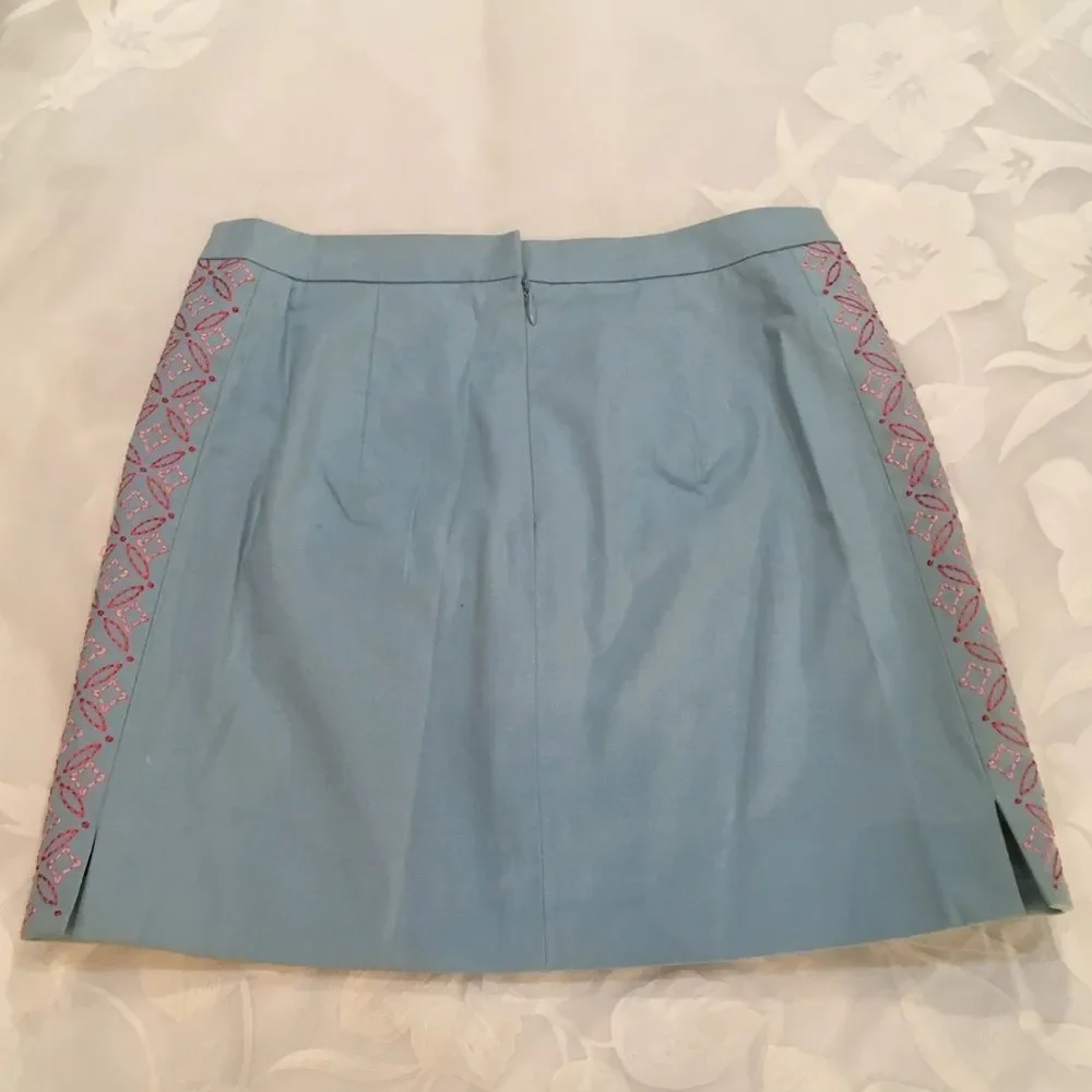 BCBG Maxaria Mini Skirt With Embroidered Details